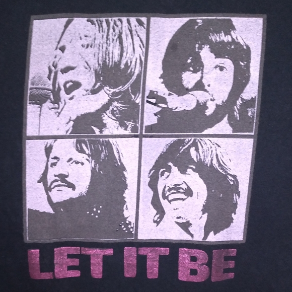 BEATLES  LET IT BE TEE SHIRT - Picture 2 of 4